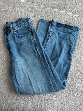 JW Anderson x Uniqlo Medium Wash Straight Leg Blue Jeans
